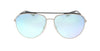 Prada PS55RS QFP5QO Silver Aviator Sunglasses