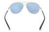 Prada PS55RS QFP5QO Silver Aviator Sunglasses