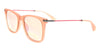 Calvin Klein  Matte Peach Round Sunglasses