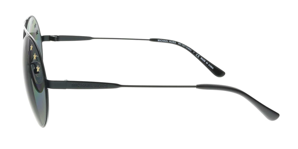 Michael Kors MK1027 12026G CABO Black Aviator/Round Sunglasses
