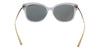 Michael Kors MK2047 32456G Lia Milky Blue / Grey Square Sunglasses