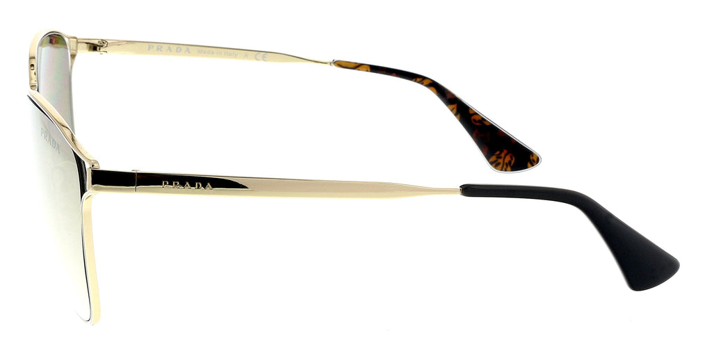Prada PR54TS ZVN1C0 Pale Gold Square Sunglasses