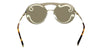 Prada PR65TS ZVNODW Pale Gold Round Sunglasses