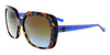 Tory Burch  Blue Flake Tort Square Sunglasses