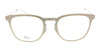 DIOR HOMME 214 Light Gold Square Eyeglasses
