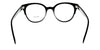 Prada PR 08UV 07E1O1 CATWALK Black/Grey/Yellow Round Eyeglasses