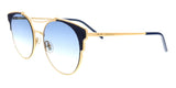 Jimmy Choo  Gold/Blue Cat Eye Sunglasses