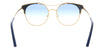 Jimmy Choo LUE/S 0LKS Gold/Blue Cat Eye Sunglasses