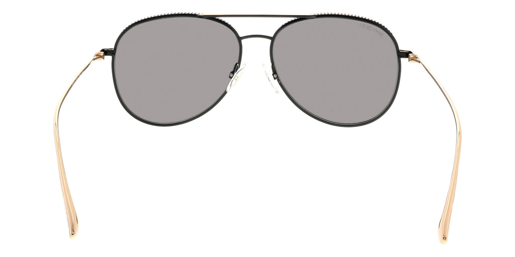Jimmy Choo RETO/S 0PL0 Black/Gold Aviator Sunglasses