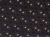 Canali Brown/Navy Blue Pure Silk Geometric Dot Pattern Tie- Blade Width 3in