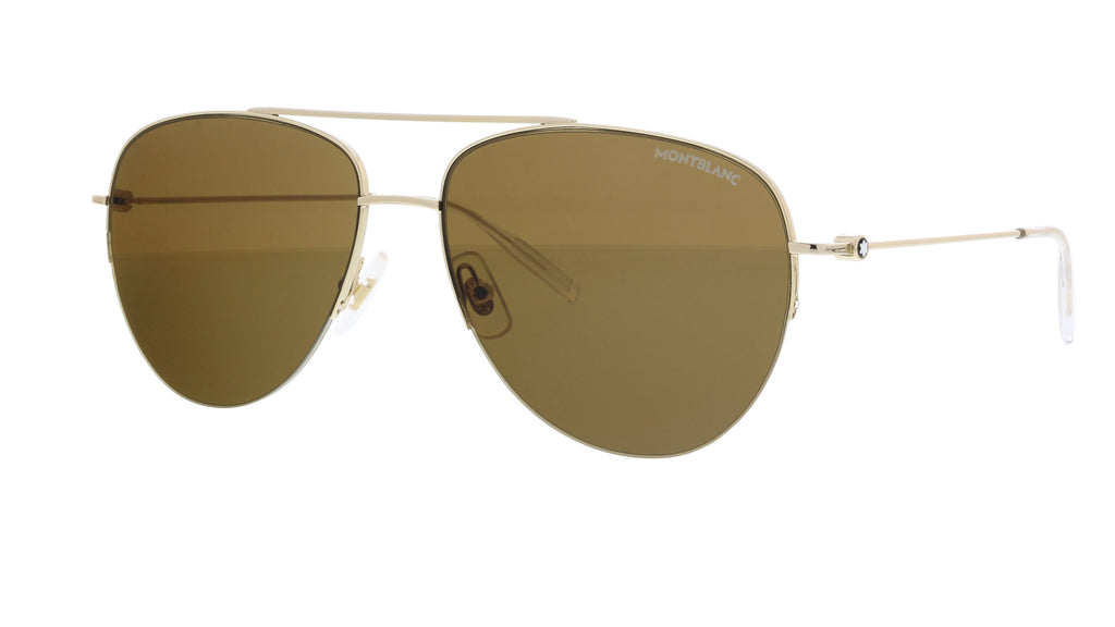 Montblanc   Black  Aviator Sunglasses