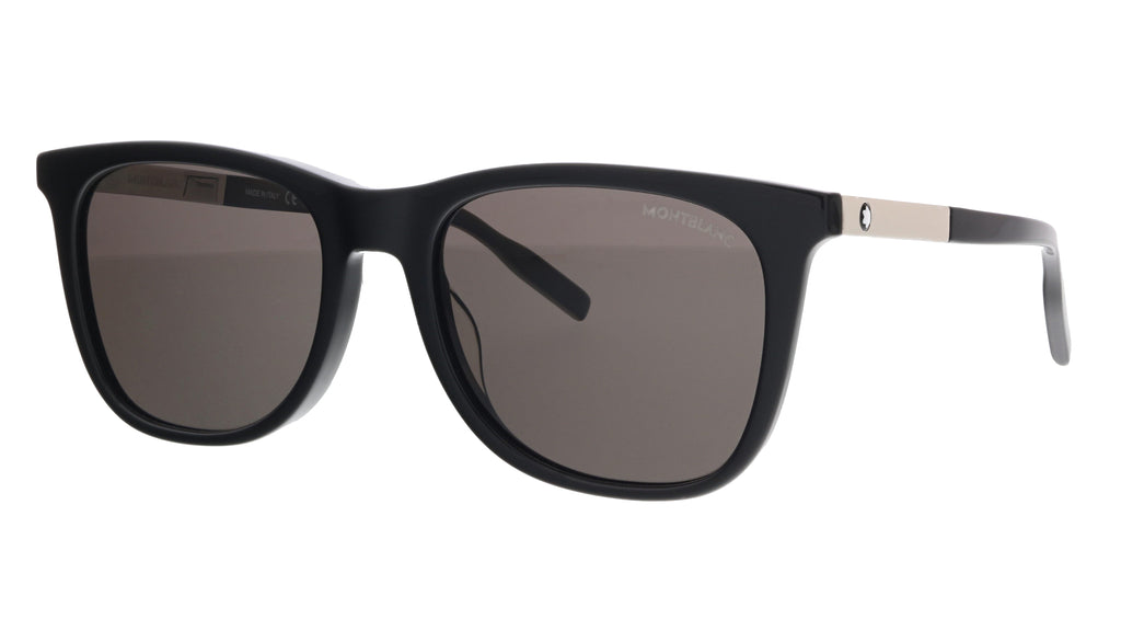 Montblanc  Black Rectangle Sunglasses