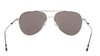 Montblanc MB0037S-001 Silver Aviator Sunglasses