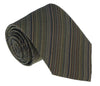 Missoni U5055 Brown/Gold Sharkskin 100% Silk Tie