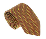 Missoni U5069 Gold/Red Polka Dot 100% Silk Tie