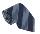 Missoni U5468 Black/Gray Regimental 100% Silk Tie