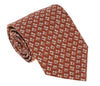 Missoni U5095 Orange/Cream Graphic 100% Silk Tie