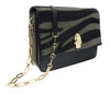 Roberto Cavalli  Black/Olive Shoulder Bag