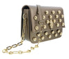 Roberto Cavalli  Bronze Studded Medium Shoulder Bag