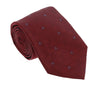 Roberto Cavalli  Red Micro Geometric  Tie