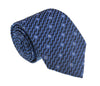 Roberto Cavalli  Blue Marine/Black Micro Diamond Tie