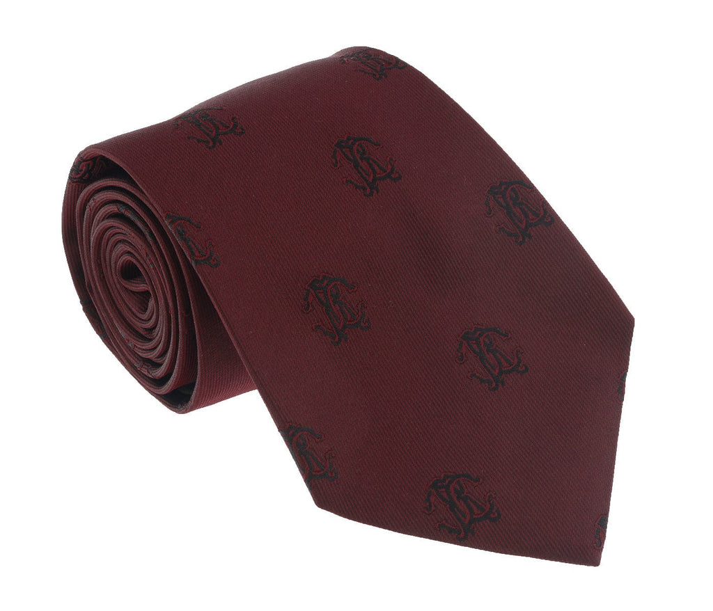 Roberto Cavalli  Brown Logo Medallion Tie