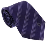 Roberto Cavalli  Purple Regimental Stripe Tie