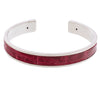 Stamerra  Fuschia Genuine Crocodile Bracelet