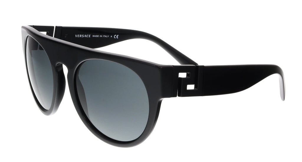 Versace VE4333 523287 Dark Round Greca Sunglasses