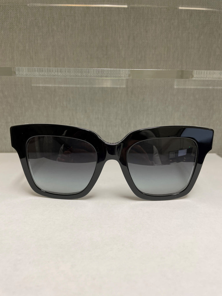 Dolce & Gabbana  Black Square Houndstooth Sunglasses