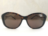 Burberry  Dark Havana Oval Sunglasses