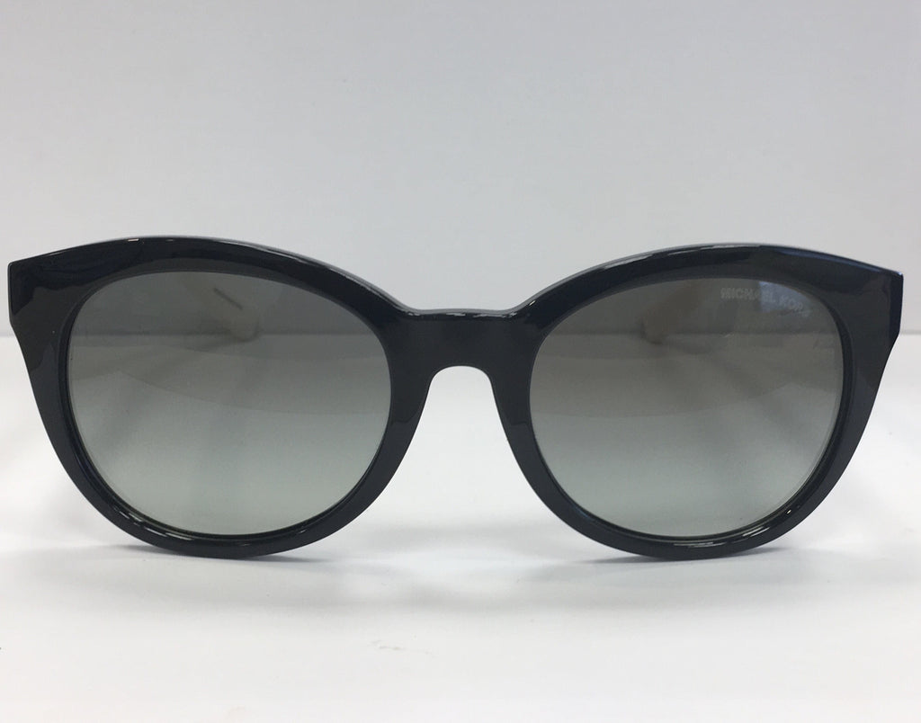 Michael Kors   Black/Ivory Round Sunglasses