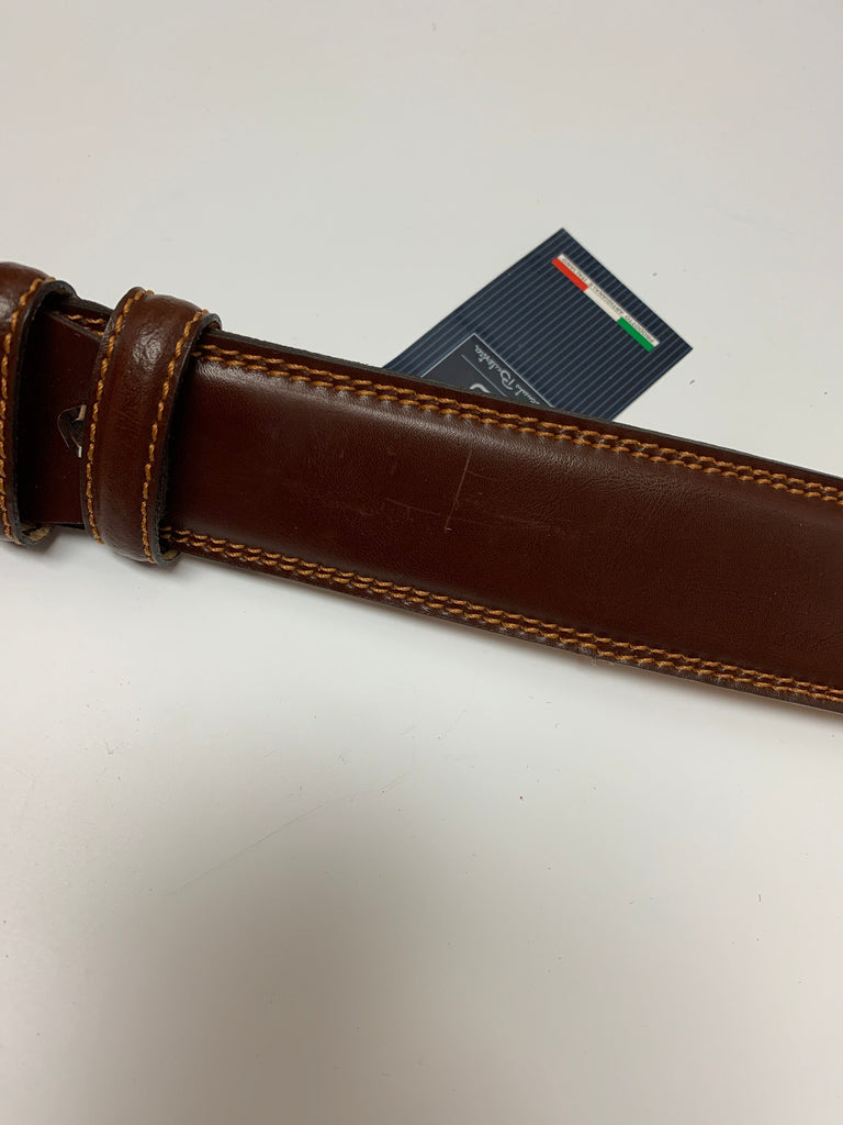 Renato Balestra W658/40 Brown Leather Mens Belt