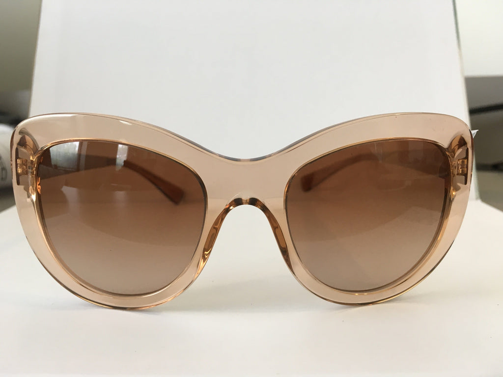 Defective  Versace  Transparent Brown Cat Eye Sunglasses