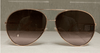 Fendi  Gold Copper Aviator Sunglasses