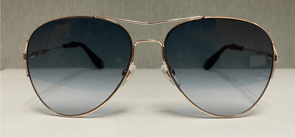 Givenchy  Gold Aviator Sunglasses