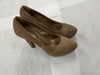 Daniela Fargion Brown Suede Platform Pump Heels - 9