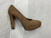 Daniela Fargion Brown Suede Platform Pump Heels - 9