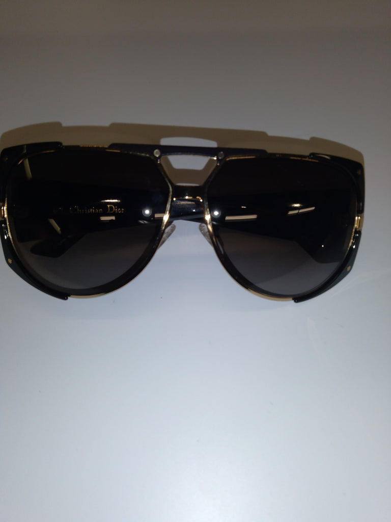 6212 140 Havana Horn  Rectangular Sunglasses