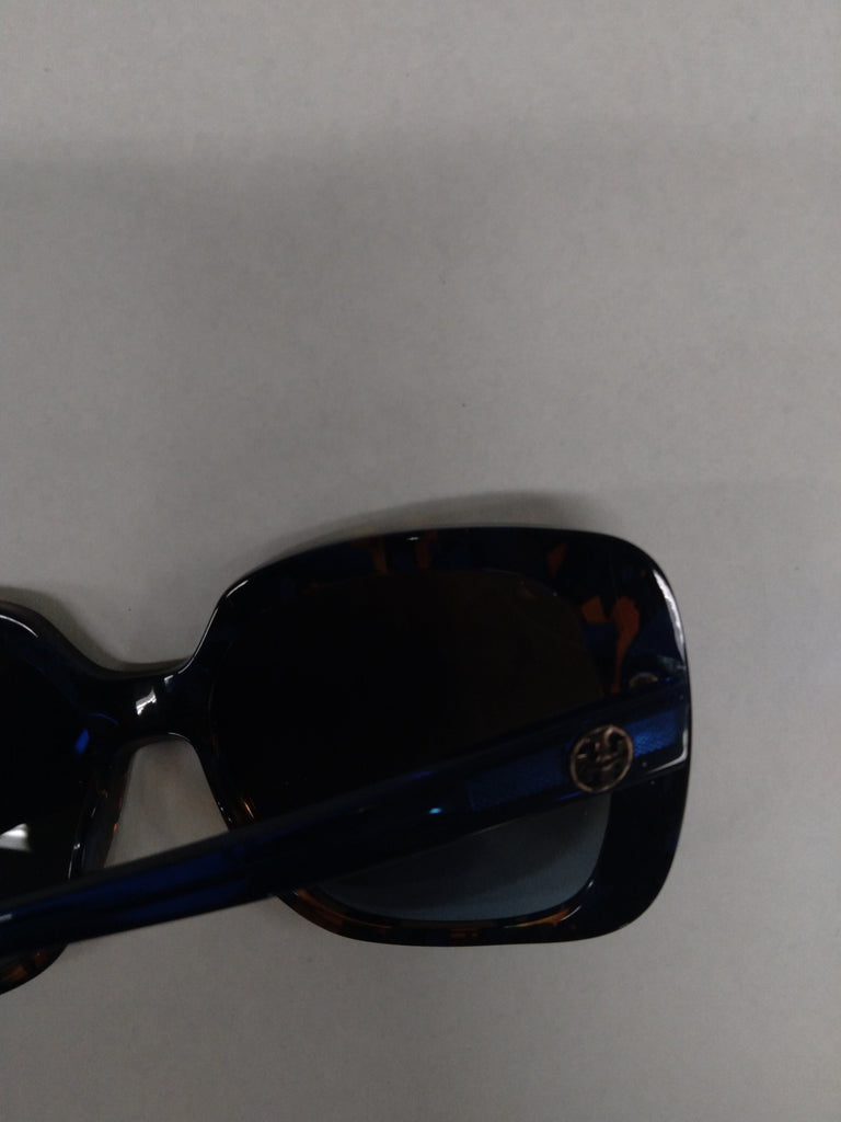 Tory Burch TY7112 168313 Blue Flake Tort Square Sunglasses