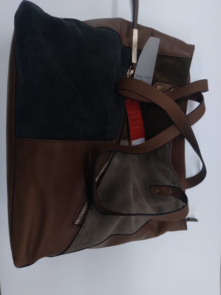 Pierre Cardin  Multicolor Brown Tote Handbags