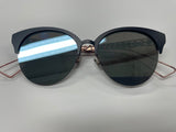 DIOR  Blue/Black Round Sunglasses