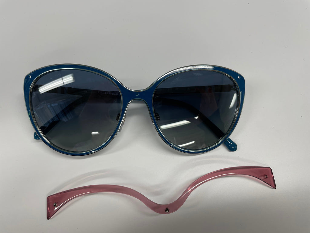 Burberry BE3096 12641G Purple/Blue Cat Eye  Sunglasses