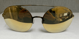Michael Kors  Gold Round Sunglasses
