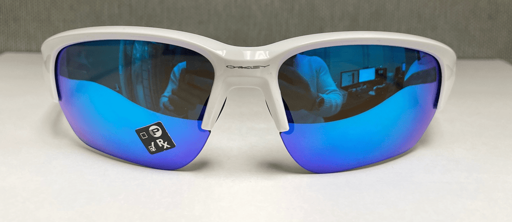 Oakley  Flak Polished White Sport Sunglasses