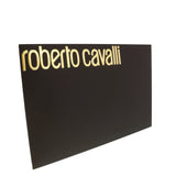 Roberto Cavalli ESZ064 LU053  Blue/ Black Wool Blend Mens Scarf