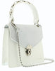 Pierre Cardin Small White Soft Pouch Crossbody Bag