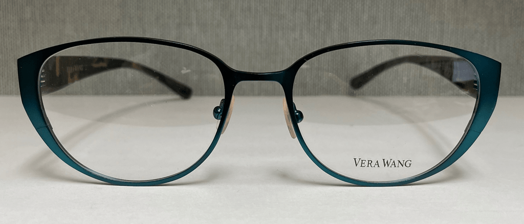 Vera Wang V 304 TL 52 Teal Full Rim Cat Eye Optical Frames